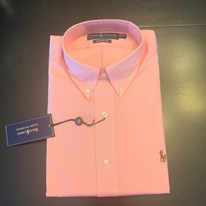 Ralph Lauren button down shirt. Pink. NWT Size: 16-34/35